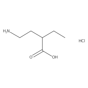 4-Amino-2-ethylbutanoic acid hydrochloride Structure