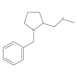 (2R)-1-Benzyl-2-(methoxymethyl)pyrrolidine结构式