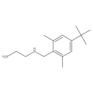 N1-(4-(tert-Butyl)-2,6-dimethylbenzyl)ethane-1,2-diamine Structure