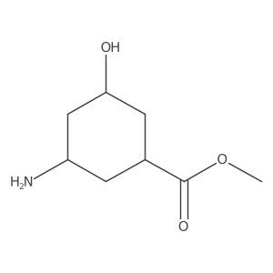 Methyl (1R,3S,5R)-3-amino-5-hydroxycyclohexane-1-carboxylate Structure
