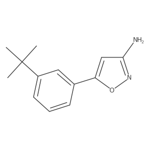 5-(3-Tert-butylphenyl)-1,2-oxazol-3-amine Structure