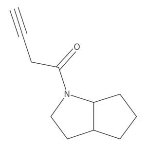 1-{Octahydrocyclopenta[b]pyrrol-1-yl}but-3-yn-1-one Structure