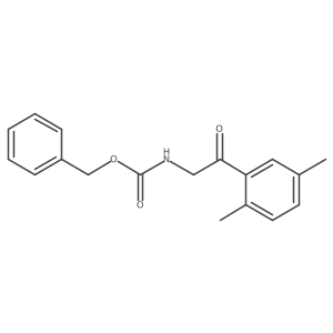 benzyl N-[2-(2,5-dimethylphenyl)-2-oxoethyl]carbamate Structure