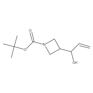 Tert-butyl 3-(1-hydroxyprop-2-en-1-yl)azetidine-1-carboxylate Structure