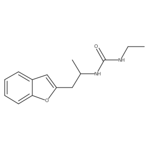 1-(1-(Benzofuran-2-yl)propan-2-yl)-3-ethylurea Structure