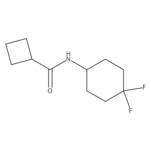 N-(4,4-difluorocyclohexyl)cyclobutanecarboxamide Structure