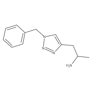 (2S)-1-(1-Benzyl-1H-1,2,3-triazol-4-yl)propan-2-amine Structure