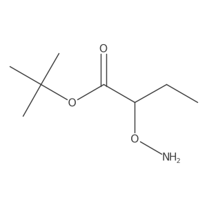 tert-Butyl 2-(aminooxy)butanoate结构式