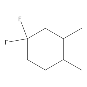 1,1-Difluoro-3,4-dimethylcyclohexane结构式