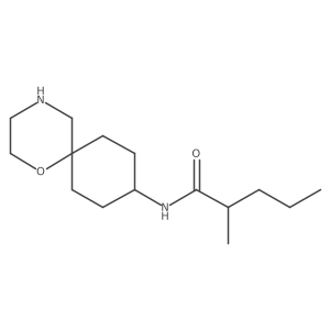 2-methyl-N-{1-oxa-4-azaspiro[5.5]undecan-9-yl}pentanamide Structure