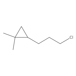 2-(3-Chloropropyl)-1,1-dimethylcyclopropane Structure