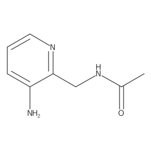 N-[(3-aminopyridin-2-yl)methyl]acetamide结构式