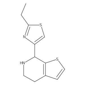 2-ethyl-4-{4H,5H,6H,7H-thieno[2,3-c]pyridin-7-yl}-1,3-thiazole Structure