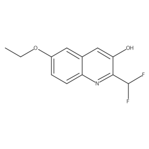 2-(Difluoromethyl)-6-ethoxyquinolin-3-ol Structure