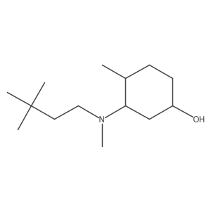 3-[(3,3-Dimethylbutyl)(methyl)amino]-4-methylcyclohexan-1-ol Structure