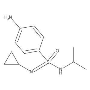 4-amino-N-cyclopropyl-N-(propan-2-yl)benzene-1-sulfonoimidamide Structure