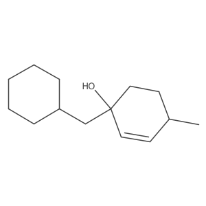 1-(Cyclohexylmethyl)-4-methylcyclohex-2-en-1-ol结构式