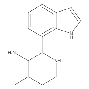 2-(1H-indol-7-yl)-4-methylpiperidin-3-amine Structure