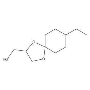 {8-Ethyl-1,4-dioxaspiro[4.5]decan-2-yl}methanol Structure