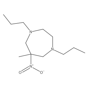 6-Methyl-6-nitro-1,4-dipropyl-1,4-diazepane结构式