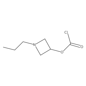 1-Propylazetidin-3-yl chloroformate Structure