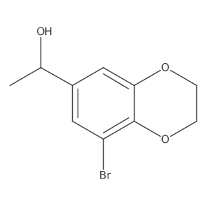 (1S)-1-(8-bromo-2,3-dihydro-1,4-benzodioxin-6-yl)ethan-1-ol Structure