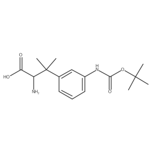 2-Amino-3-(3-{[(tert-butoxy)carbonyl]amino}phenyl)-3-methylbutanoic acid结构式