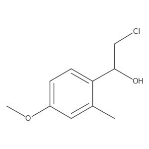 2-Chloro-1-(4-methoxy-2-methylphenyl)ethan-1-ol Structure