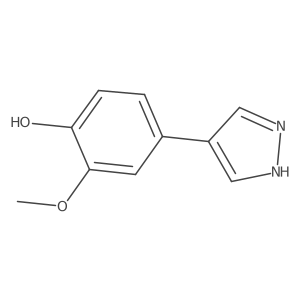 2-methoxy-4-(1H-pyrazol-4-yl)phenol Structure
