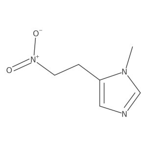 1-methyl-5-(2-nitroethyl)-1H-imidazole结构式