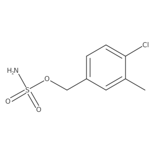 (4-Chloro-3-methylphenyl)methyl sulfamate Structure