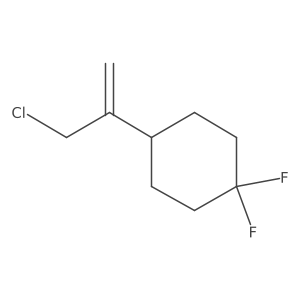4-(3-Chloroprop-1-en-2-yl)-1,1-difluorocyclohexane Structure