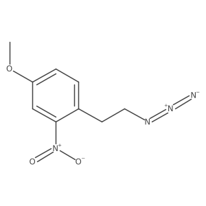1-(2-Azidoethyl)-4-methoxy-2-nitrobenzene Structure