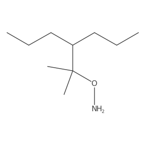 O-(2-methyl-3-propylhexan-2-yl)hydroxylamine结构式