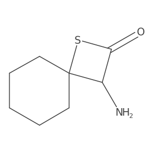 3-Amino-1-thiaspiro[3.5]nonan-2-one结构式