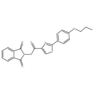 1,3-dioxo-2,3-dihydro-1H-isoindol-2-yl 2-(4-propoxyphenyl)-1,3-thiazole-4-carboxylate Structure