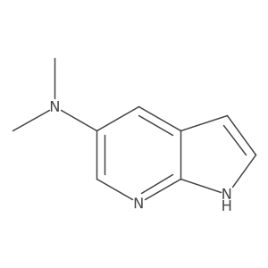 N,N-dimethyl-1H-pyrrolo[2,3-b]pyridin-5-amine结构式