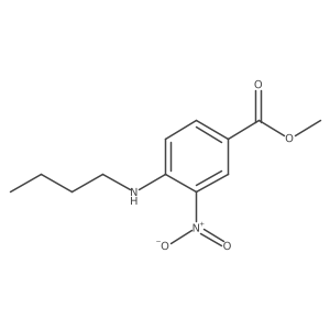 Methyl 4-(butylamino)-3-nitrobenzoate Structure