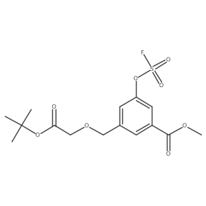 Methyl 3-{[2-(tert-butoxy)-2-oxoethoxy]methyl}-5-[(fluorosulfonyl)oxy]benzoate Structure