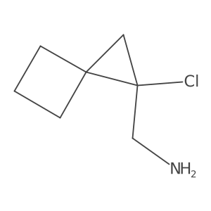 1-{1-Chlorospiro[2.3]hexan-1-yl}methanamine Structure
