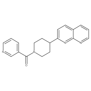 2-[1-(Pyridine-3-carbonyl)piperidin-4-yl]-1,8-naphthyridine Structure
