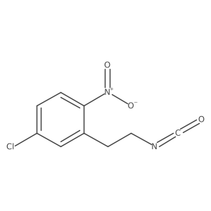 4-Chloro-2-(2-isocyanatoethyl)-1-nitrobenzene Structure