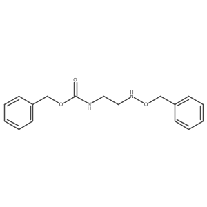 benzyl N-{2-[(benzyloxy)amino]ethyl}carbamate Structure