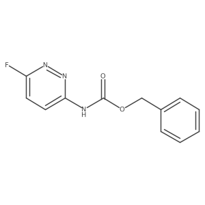 benzyl N-(6-fluoropyridazin-3-yl)carbamate结构式