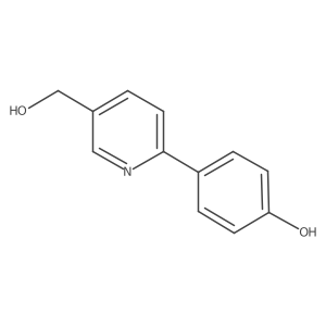4-(5-(Hydroxymethyl)pyridin-2-yl)phenol Structure