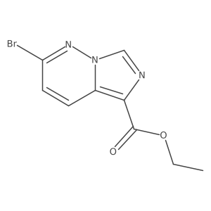 Ethyl 2-bromoimidazo[1,5-B]pyridazine-5-carboxylate Structure