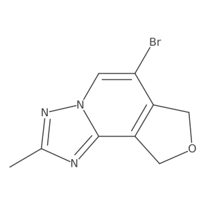 Furo[3,4-c][1,2,4]triazolo[1,5-a]pyridine, 6-bromo-7,9-dihydro-2-methyl-结构式