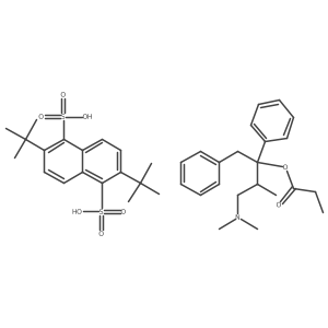 Levopropoxyphene dibudinate结构式