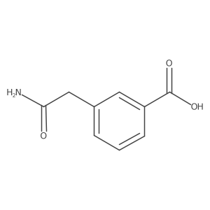 3-(2-Amino-2-oxoethyl)benzoic acid结构式
