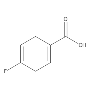 4-Fluorocyclohexa-1,4-diene-1-carboxylic acid结构式